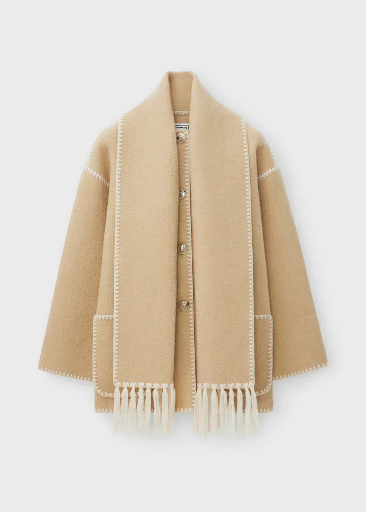 SilkLuxe Scarf Jacket