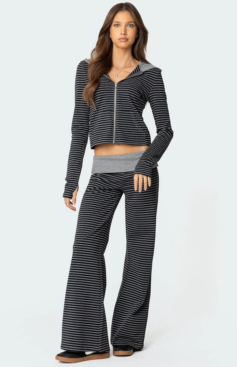 Veyra Stripe Lounge Set